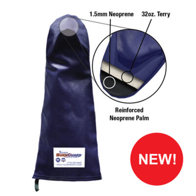 Tucker QuicKlean™ Puppet-Style Oven Mitt with Reinforced Neoprene Palm