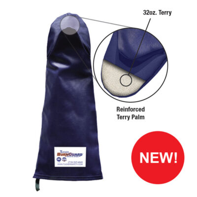 Tucker QuicKlean™ Puppet-Style Oven Mitt with Reinforced Terry Palm